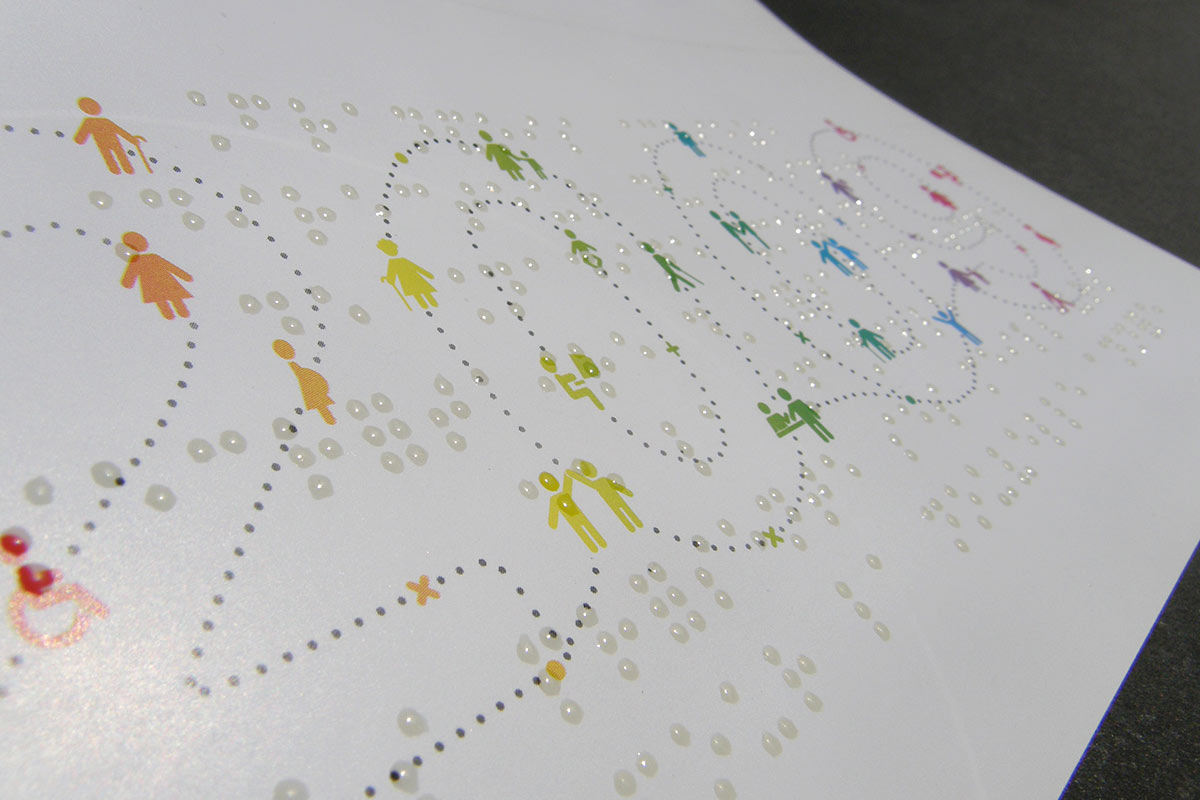 Résine Braille Innovation & Esthétique en Impression Tactile